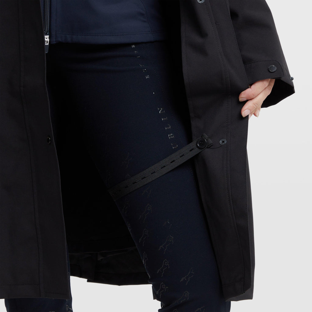 Women's Wet Weather Long Jacket Black