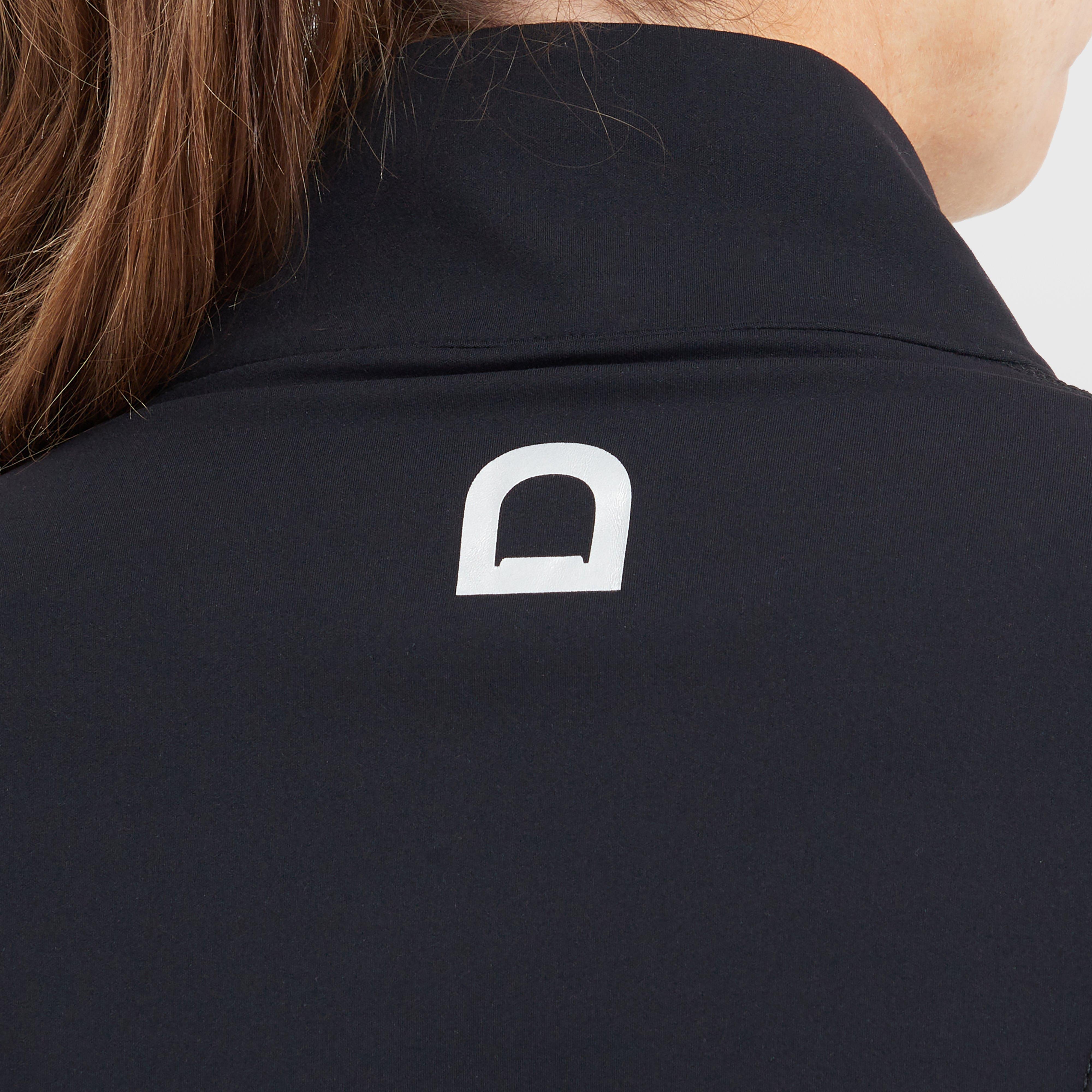 Womens Versatile Fitted Zip Through Jacket Black