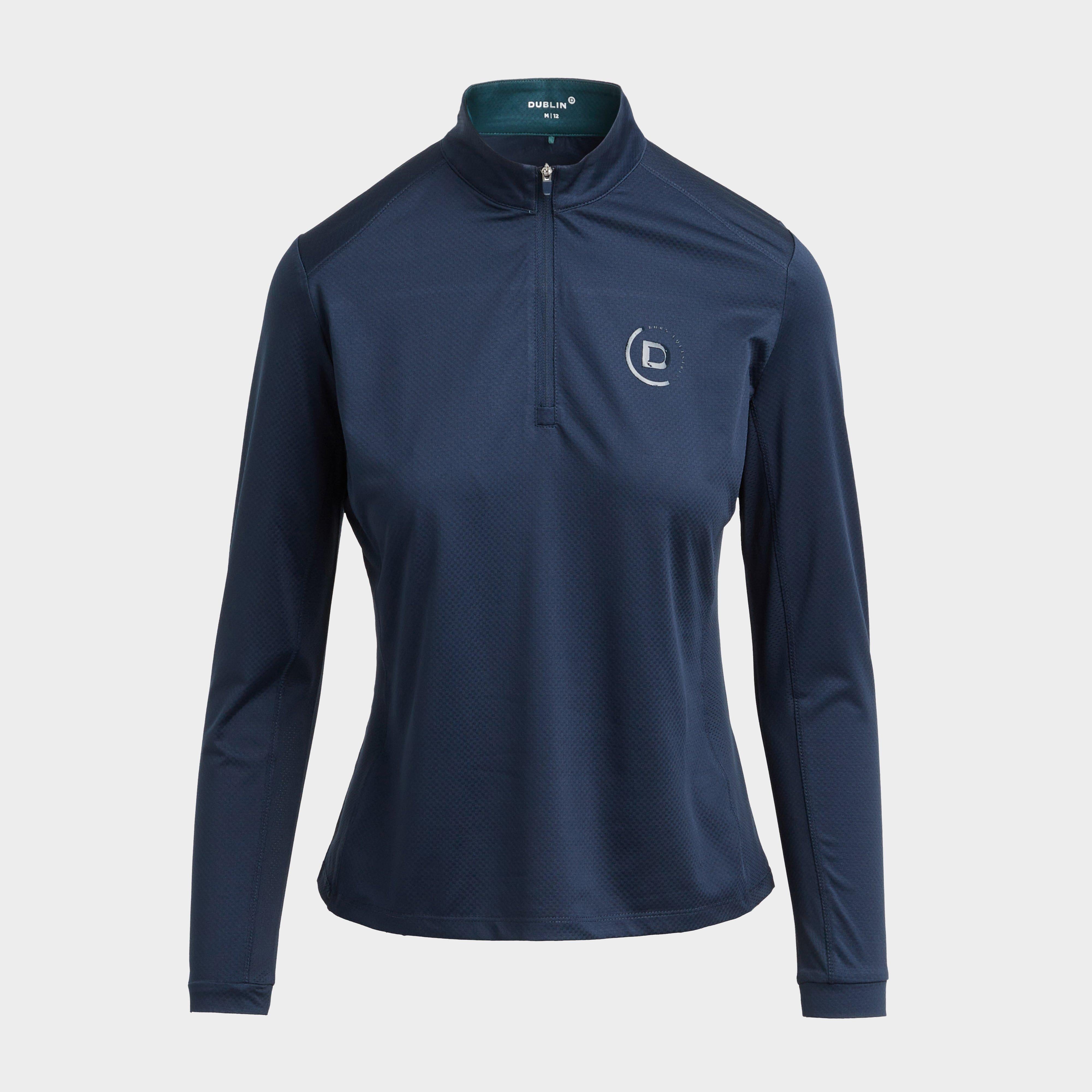 Womens Breathable Long Sleeve Top Navy
