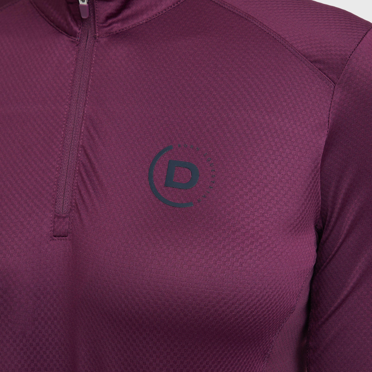 Womens Breathable Long Sleeve Top Purple Violet