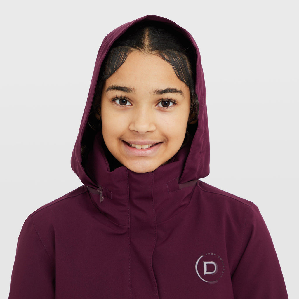 Kids’ Everyday Waterproof Jacket Purple