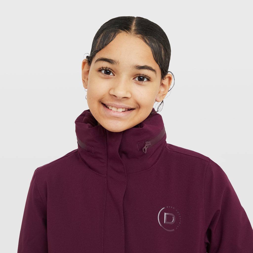 Kids’ Everyday Waterproof Jacket Purple