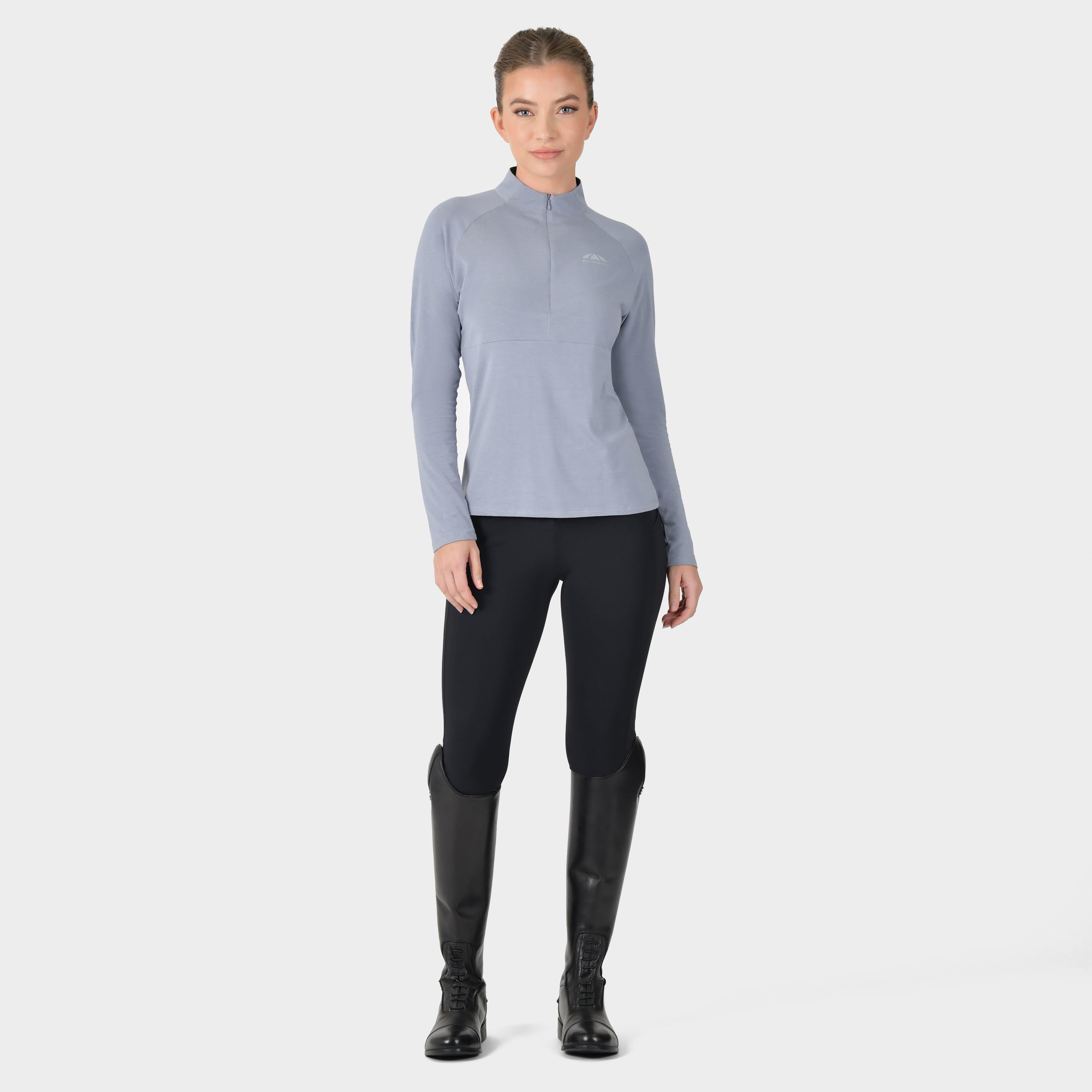 Women's Bamboo Long Sleeve Performance Base Layer Blue