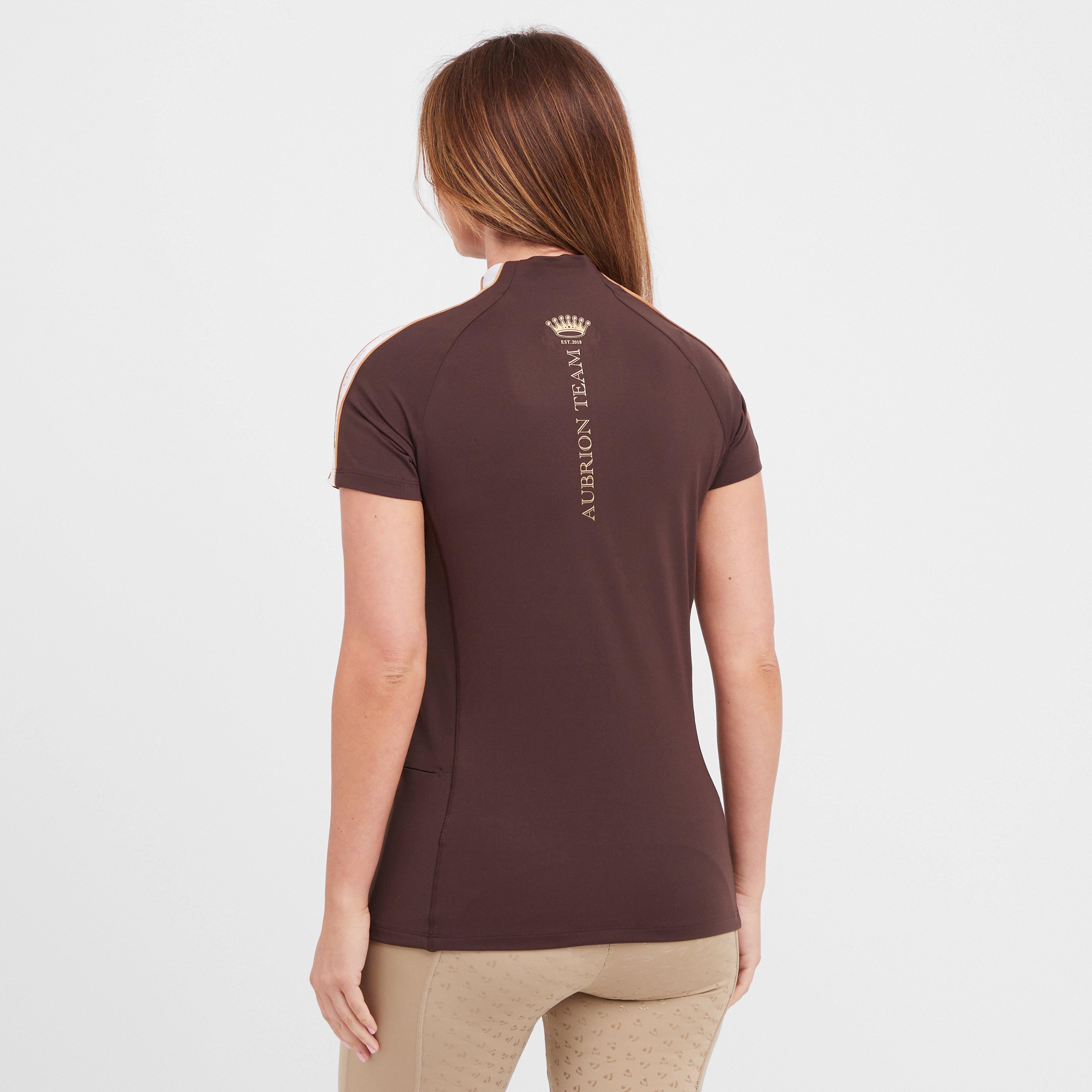 Womens Team Short Sleeved Base Layer Umber