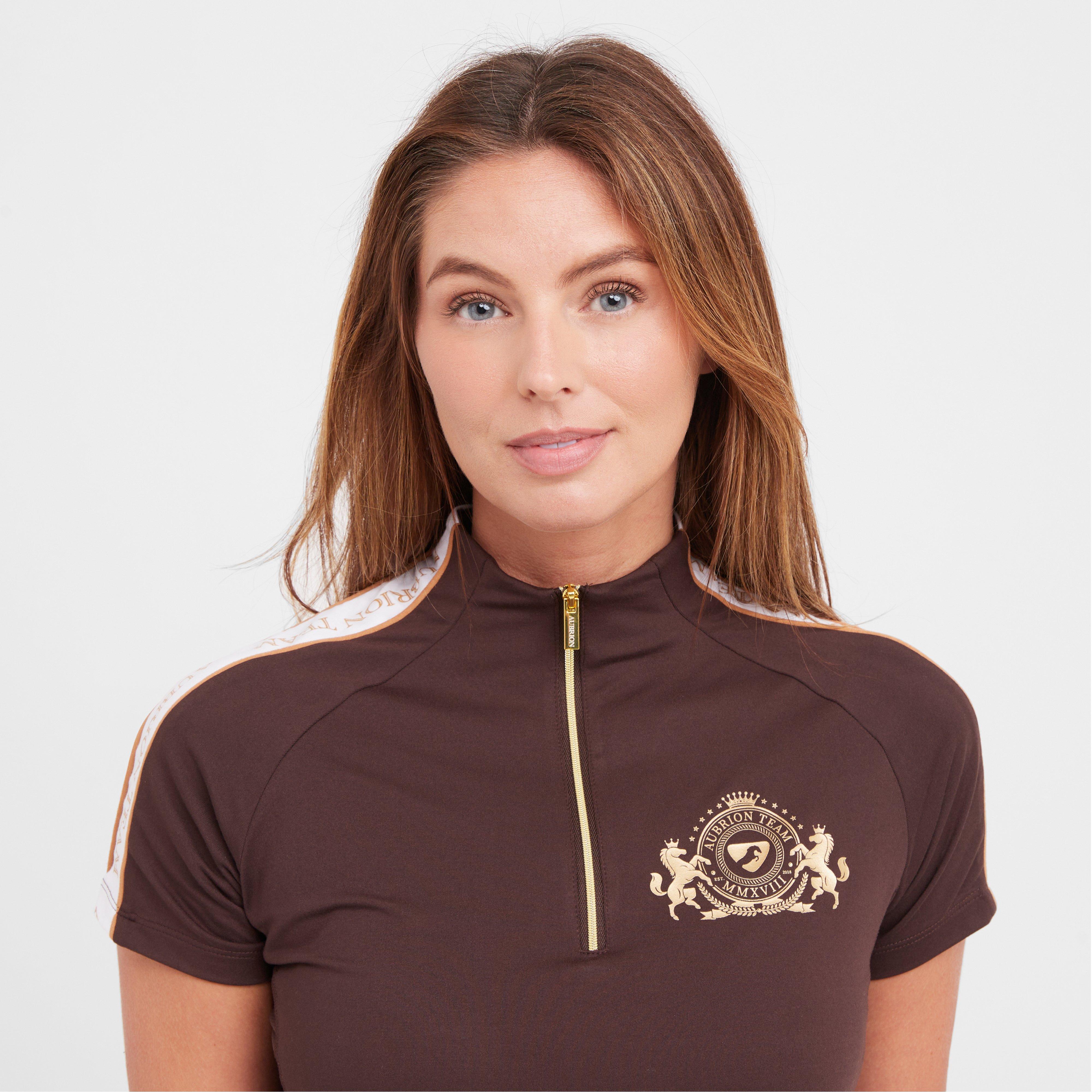 Womens Team Short Sleeved Base Layer Umber
