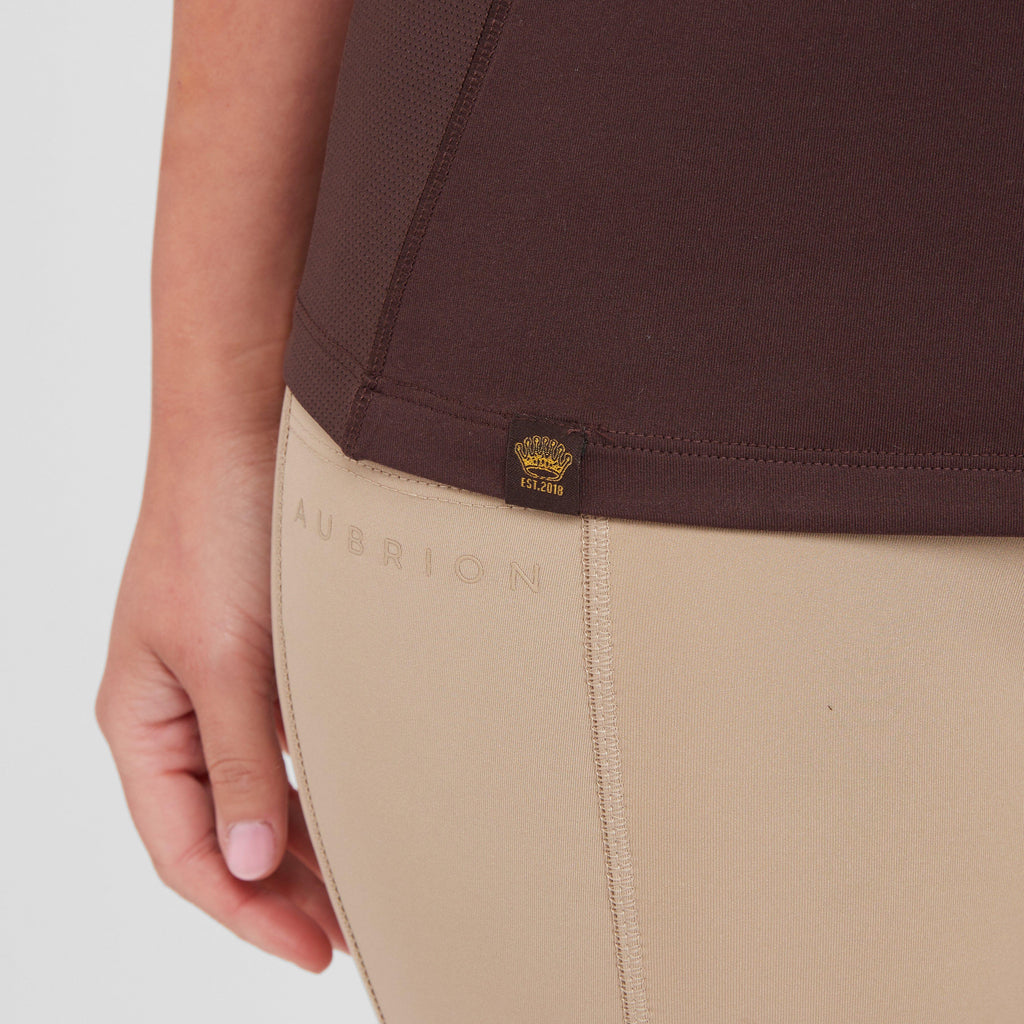 Womens Team Short Sleeved Base Layer Umber