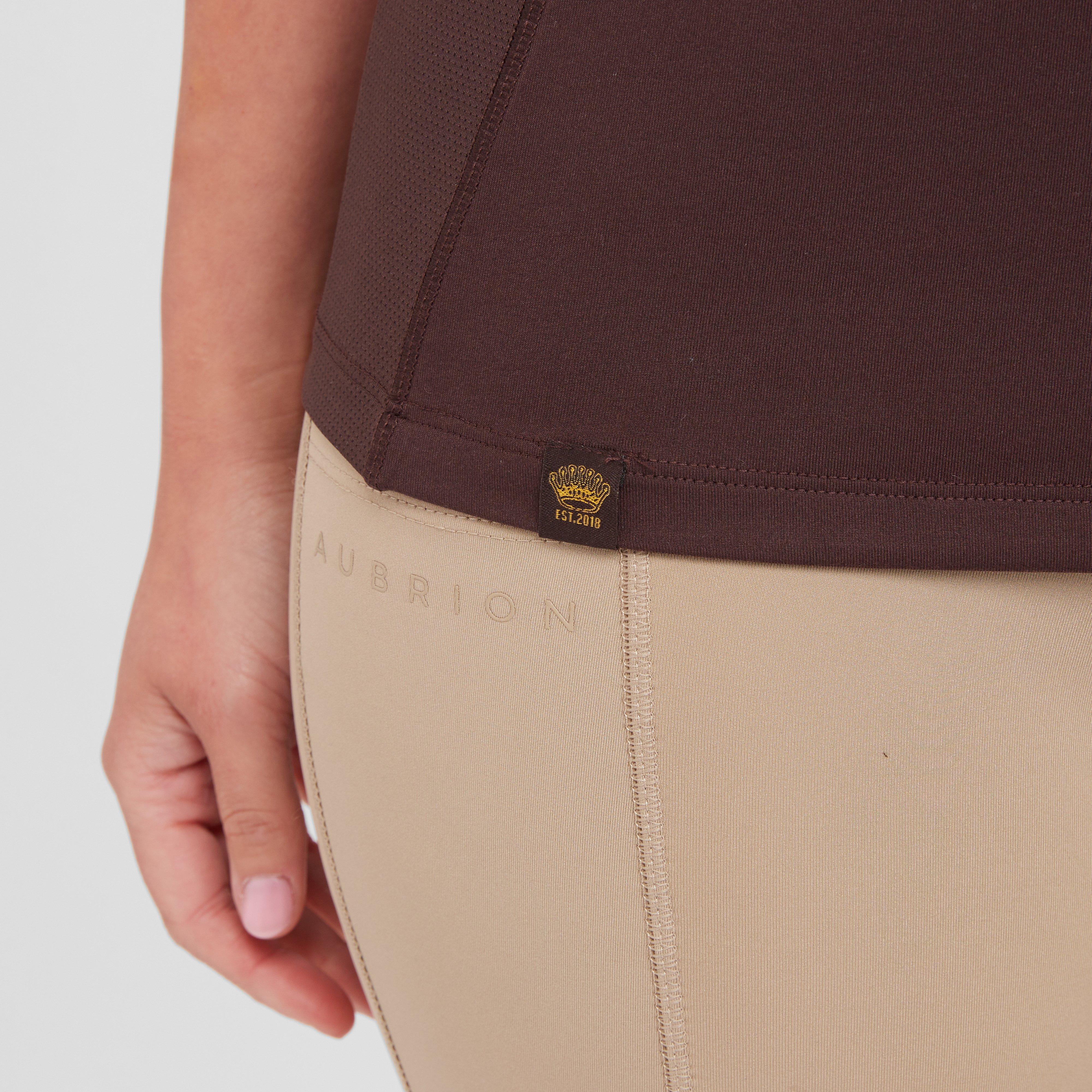 Womens Team Short Sleeved Base Layer Umber