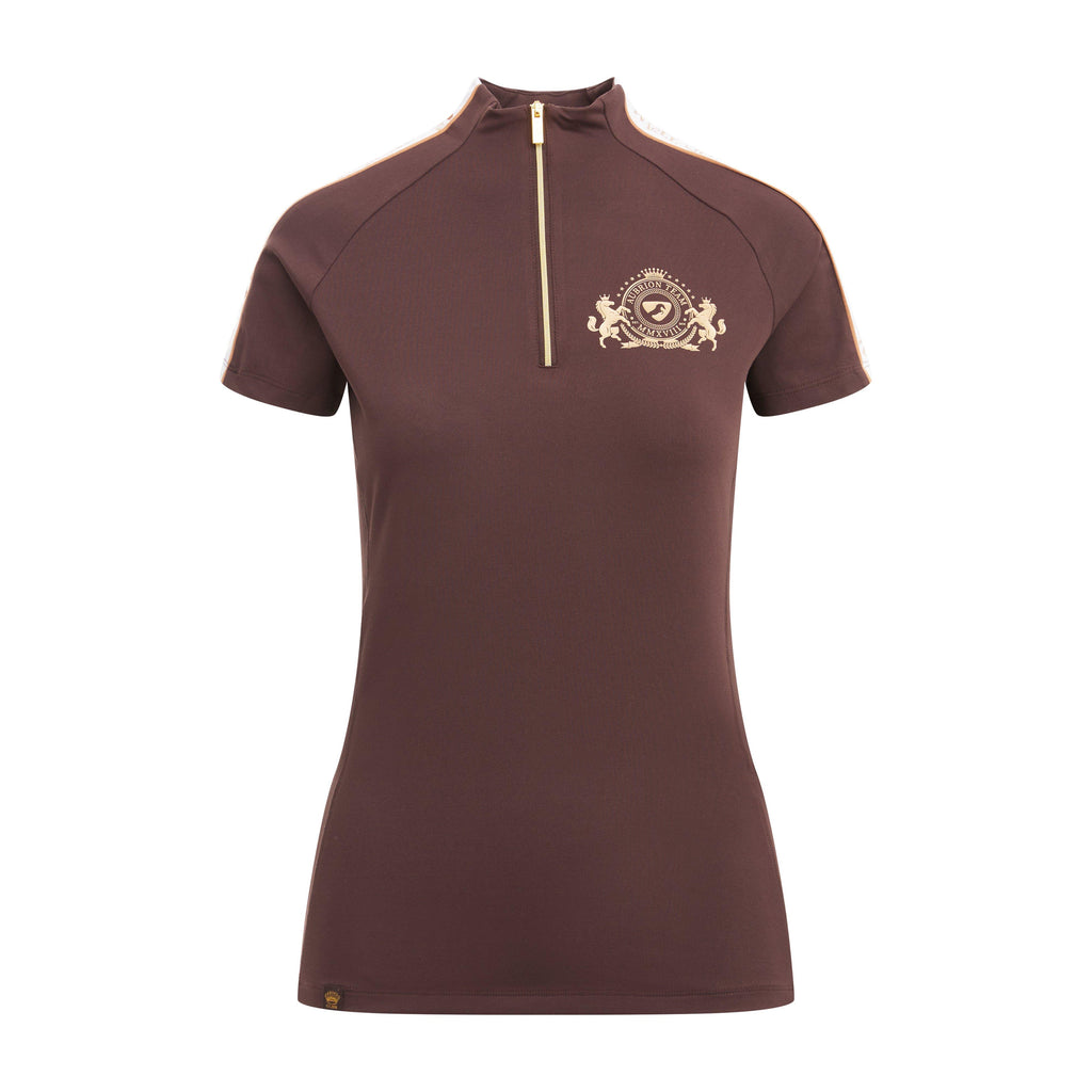 Womens Team Short Sleeved Base Layer Umber