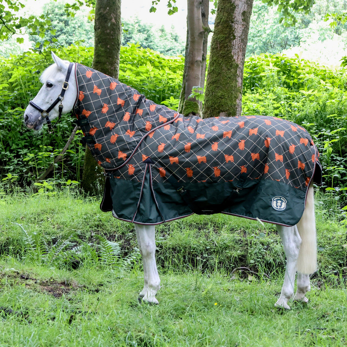 Original 100g Light-Medium Detachable Neck Turnout Rug Olive