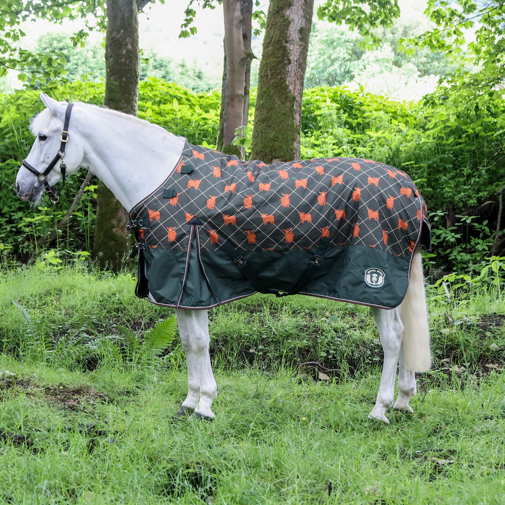 Original 100g Light-Medium Detachable Neck Turnout Rug Olive