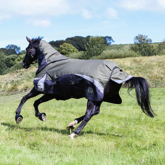 Pro 200g Turnout Rug Olive/Black