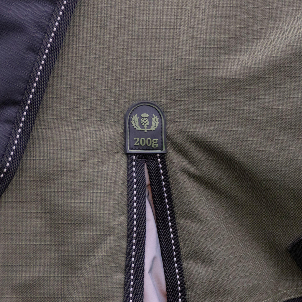 Pro 200g Turnout Rug Olive/Black