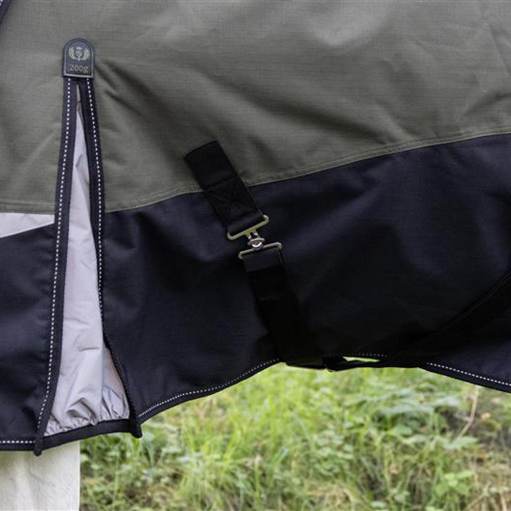 Pro 200g Turnout Rug Olive/Black