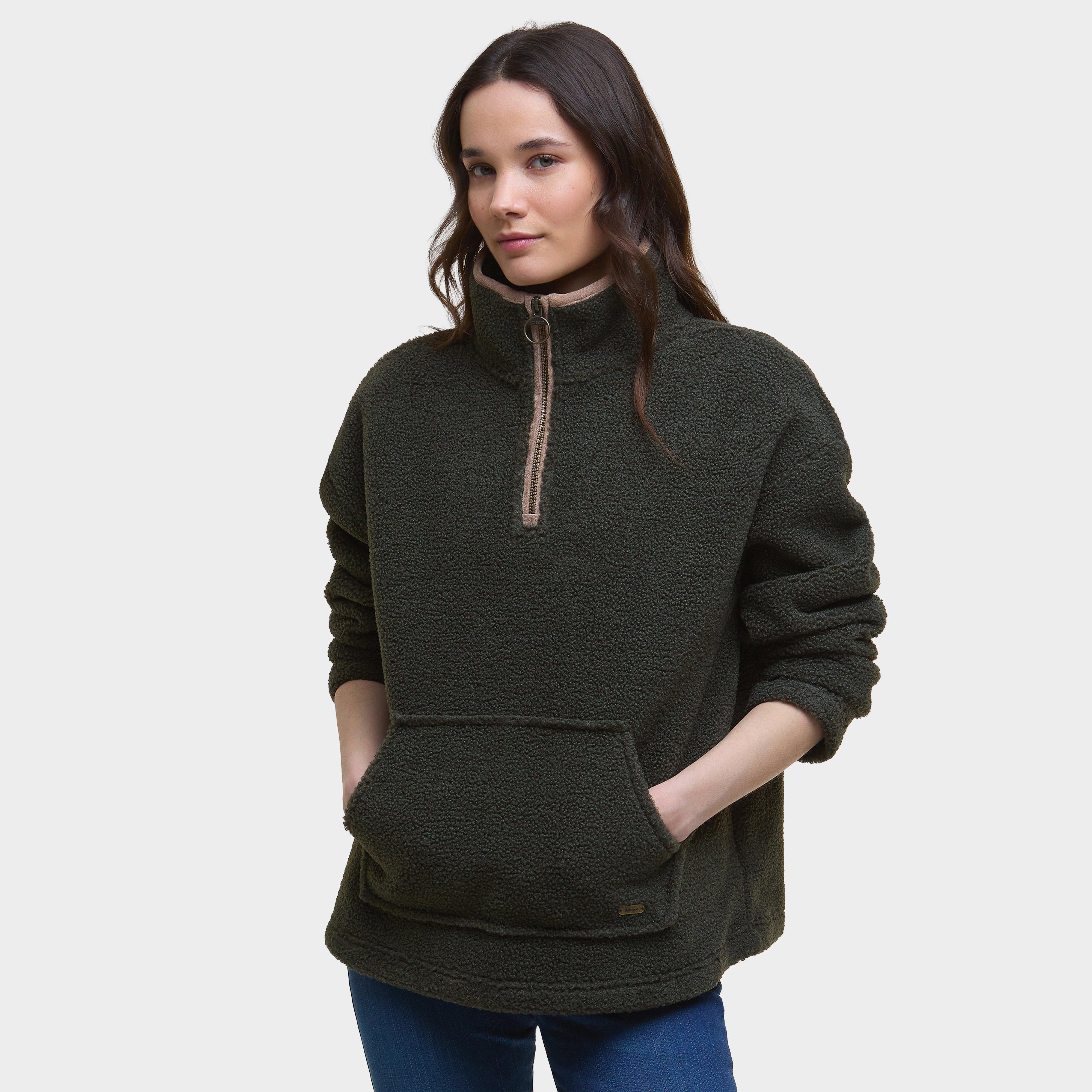 Womens Bamburgh Half-Zip Fleece Olive