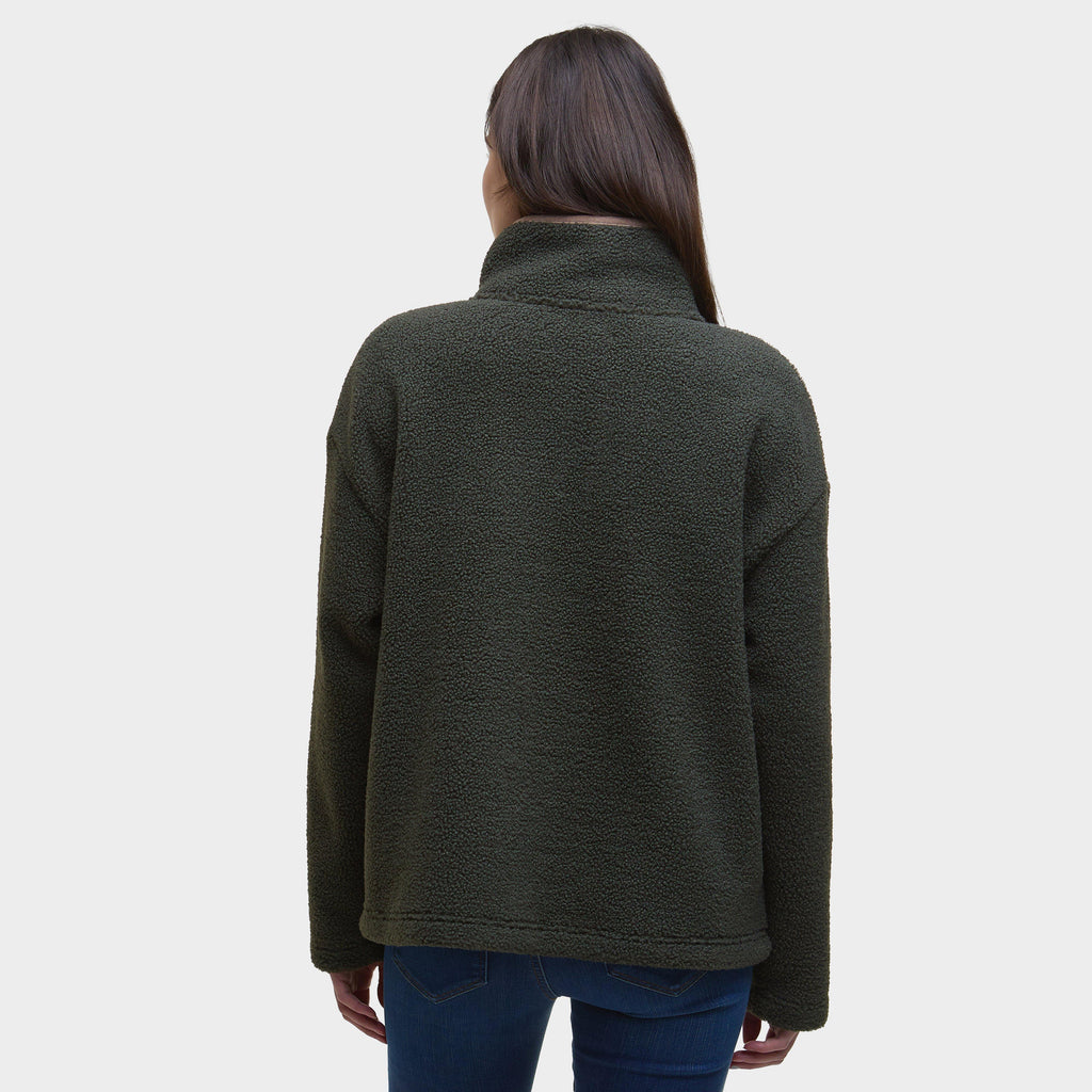 Womens Bamburgh Half-Zip Fleece Olive