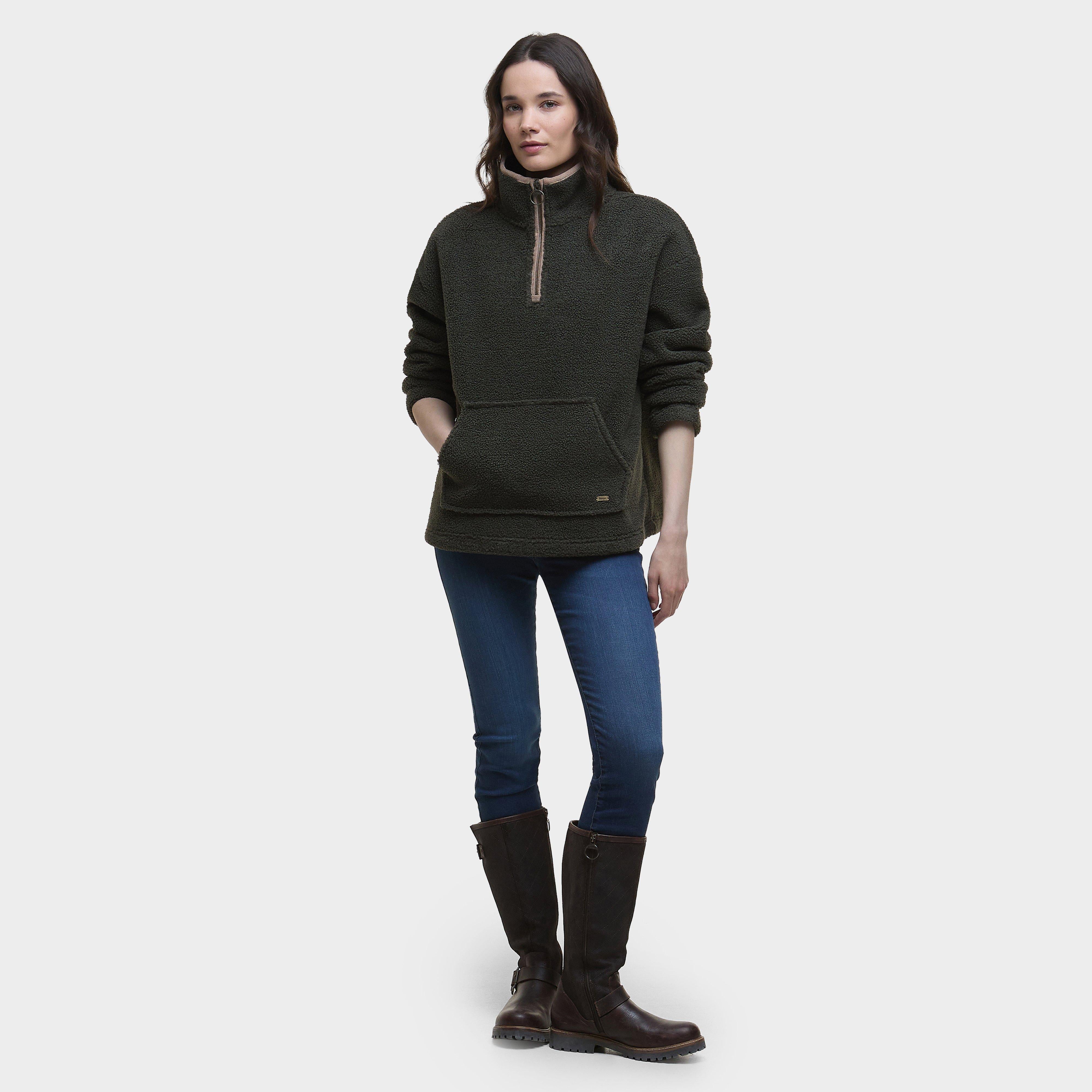 Womens Bamburgh Half-Zip Fleece Olive