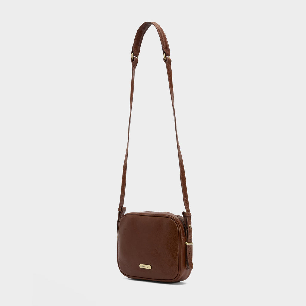 Women's Daphne Leather Crossbody Bag Brown