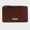 Women's Alder Leather Card Holder Brown