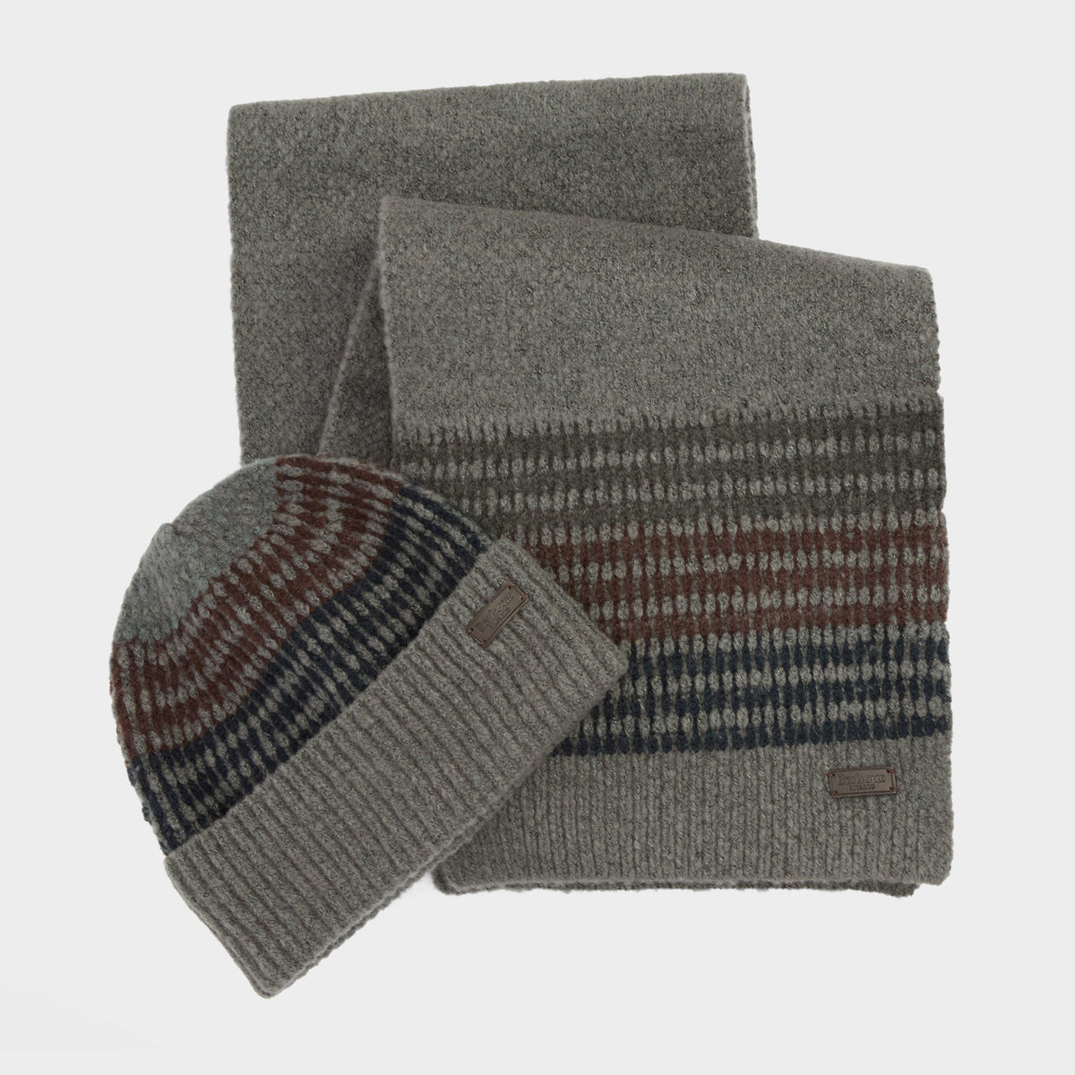 Unisex Branton Beanie and Scarf Gift Set