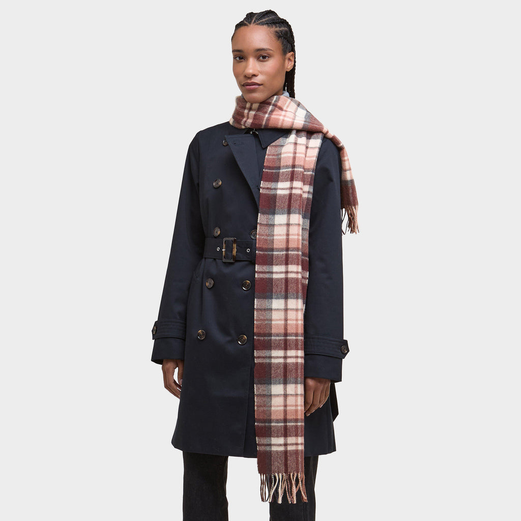Women's Vintage Winter Plaid Scarf