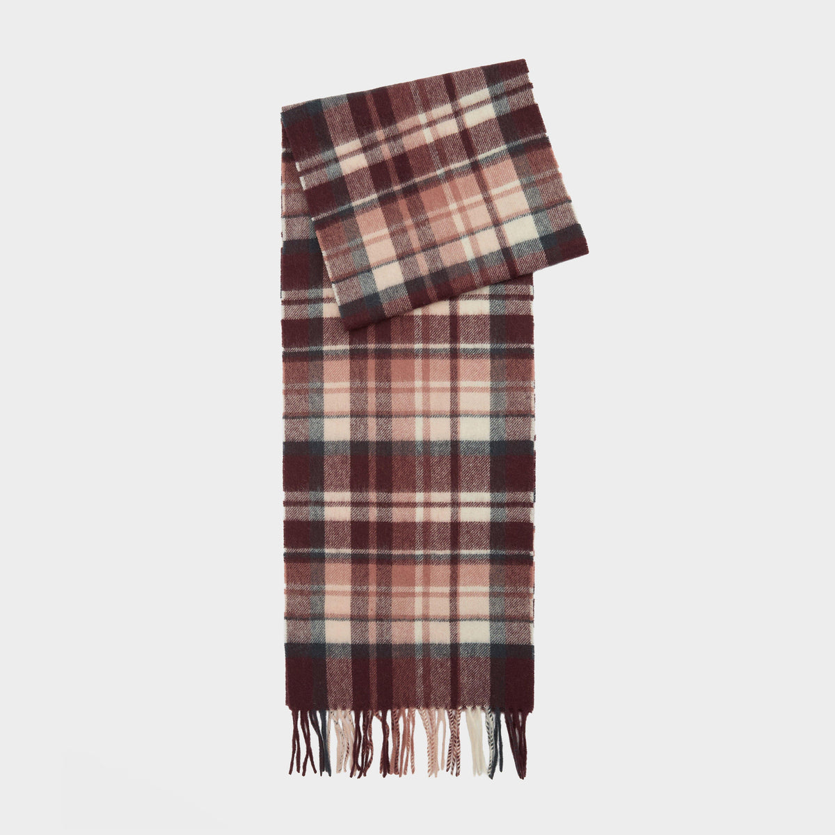 Women's Vintage Winter Plaid Scarf