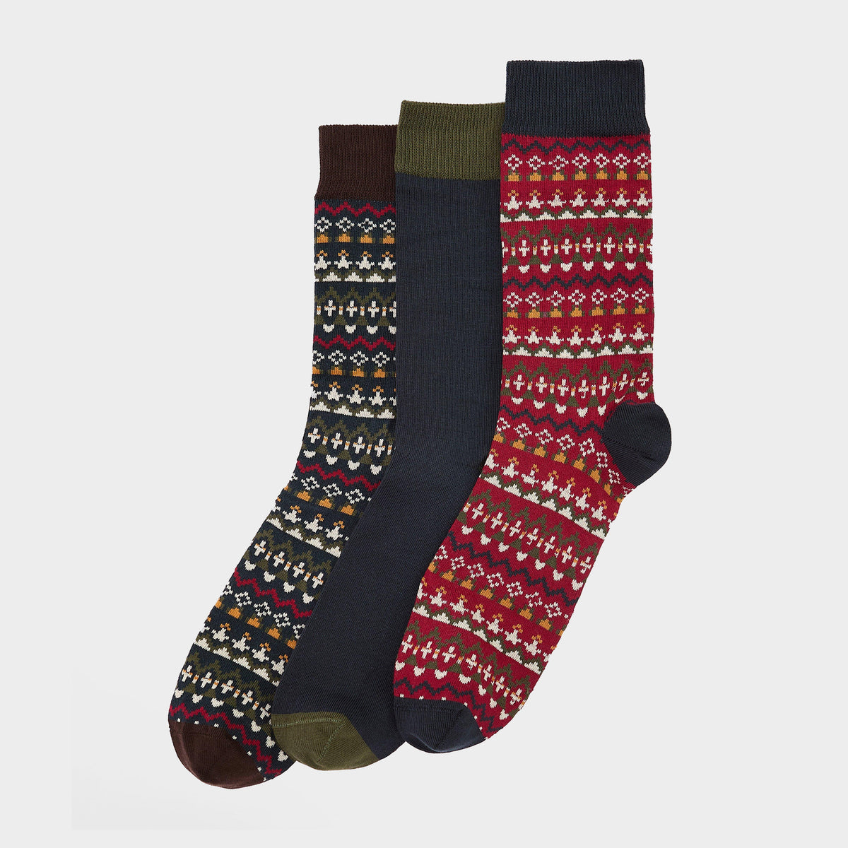 Men's  Marlow Fair Isle Sock Gift Box