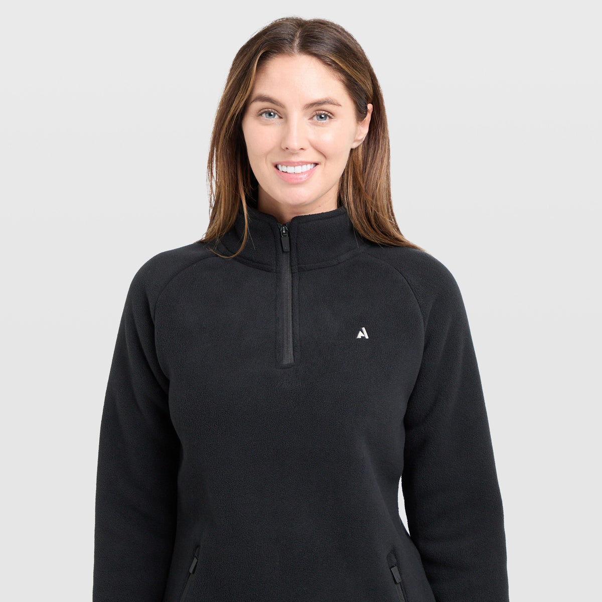 Womens React Half Zip Fleece