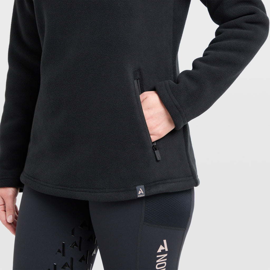 Womens React Half Zip Fleece