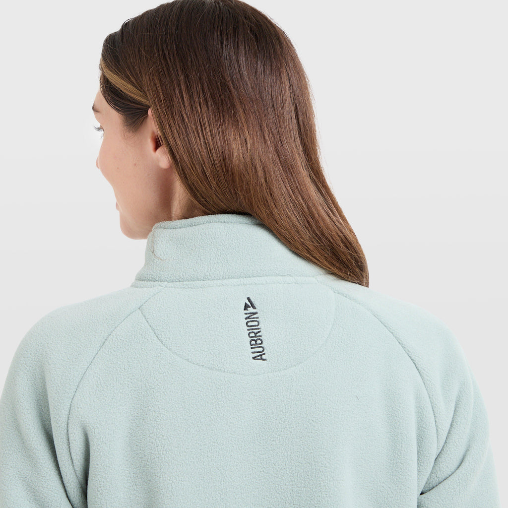 Womens React Half Zip Fleece Sage