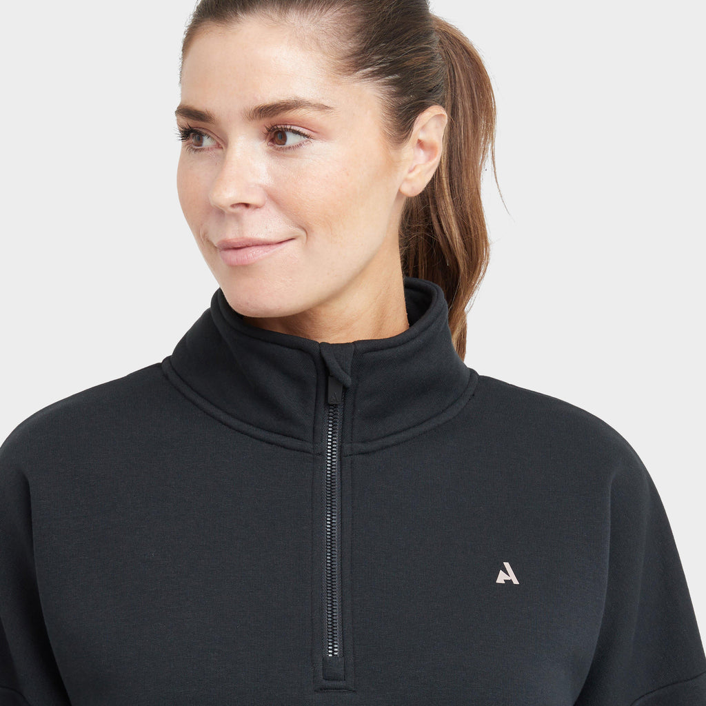 Women's React Half Zip Sweatshirt Shadow