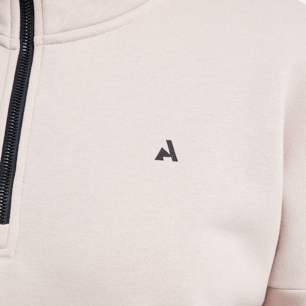 Women's React Half Zip Sweatshirt Sand