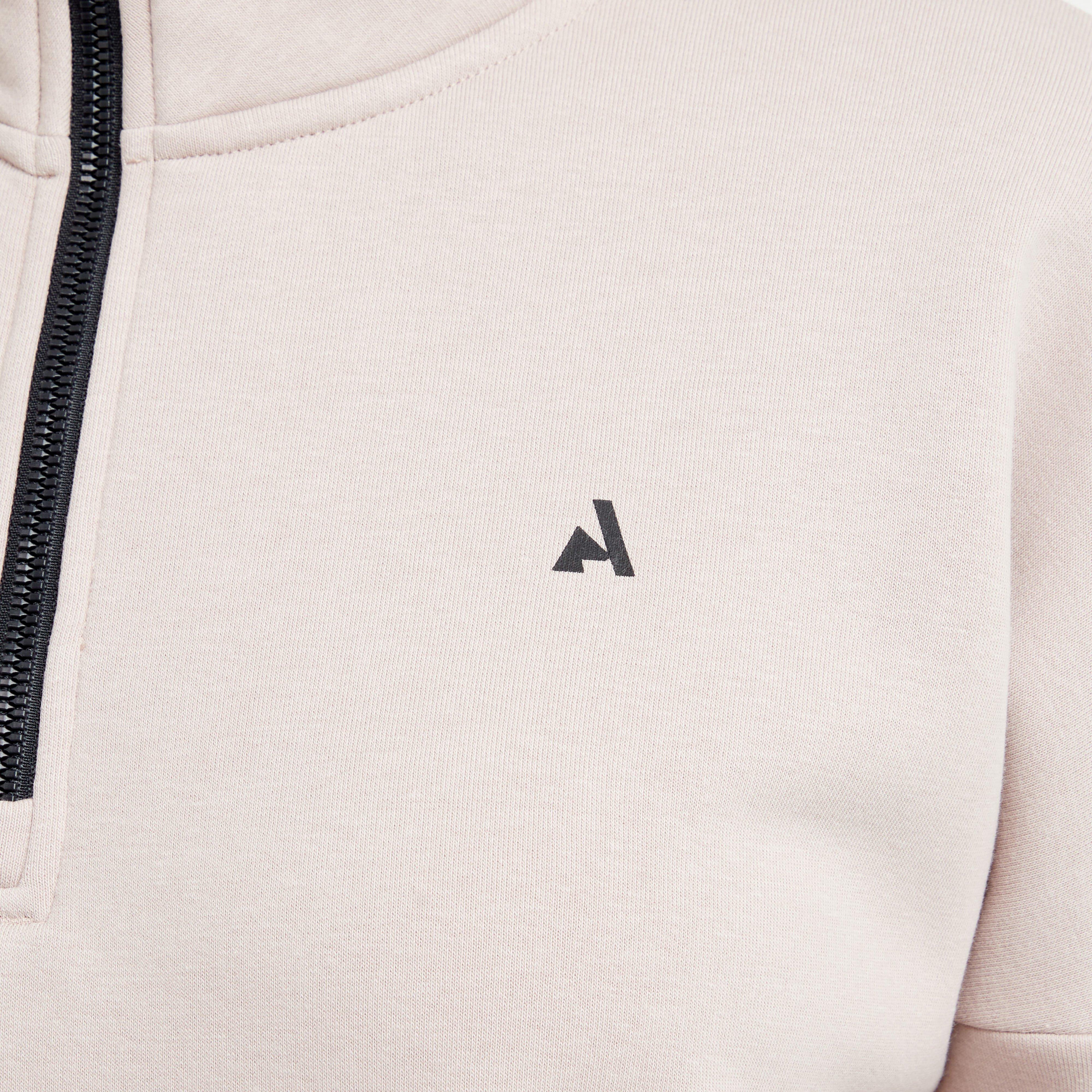 Women's React Half Zip Sweatshirt Sand