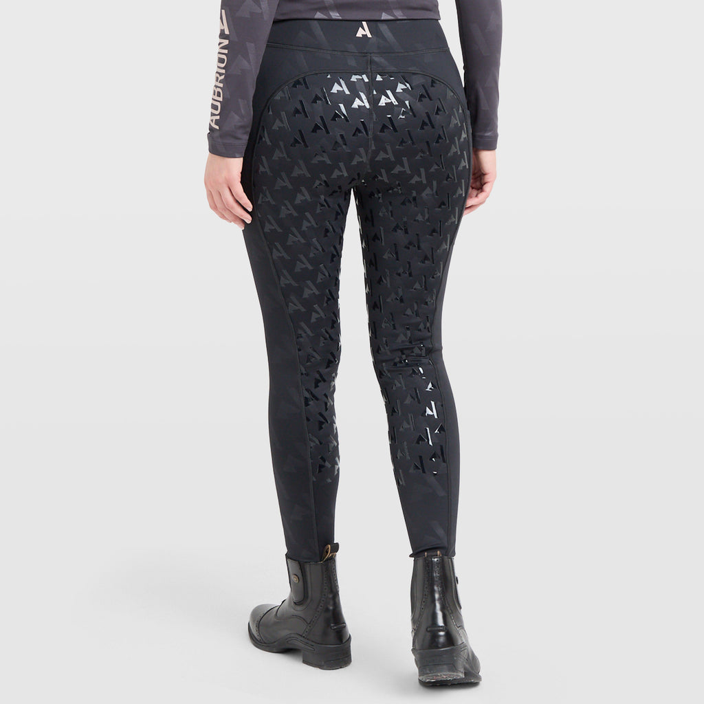 Womens React Winter Riding Tights Shadow