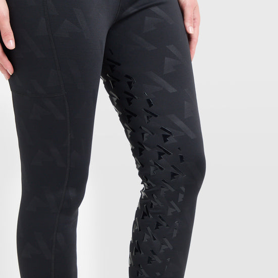 Womens React Winter Riding Tights Shadow