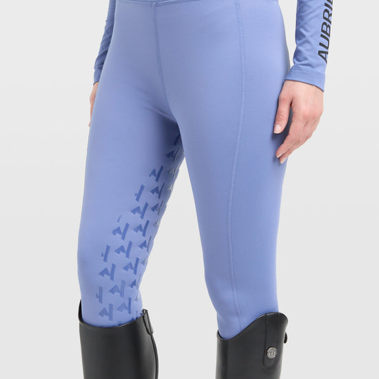 Womens React Winter Riding Tights Sky