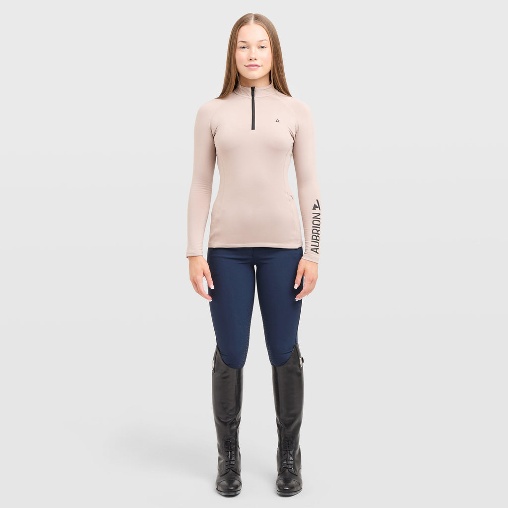 Young Rider React Winter Base Layer Sand