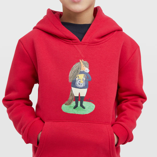 Kids' Winnie and Me Hoodie Red