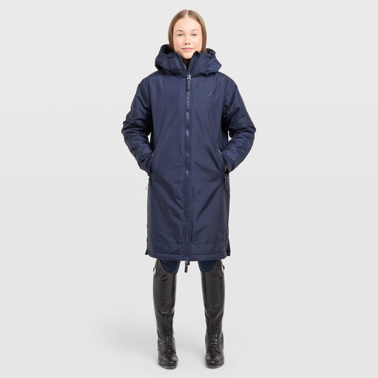 Kids Core All Weather Robe Navy