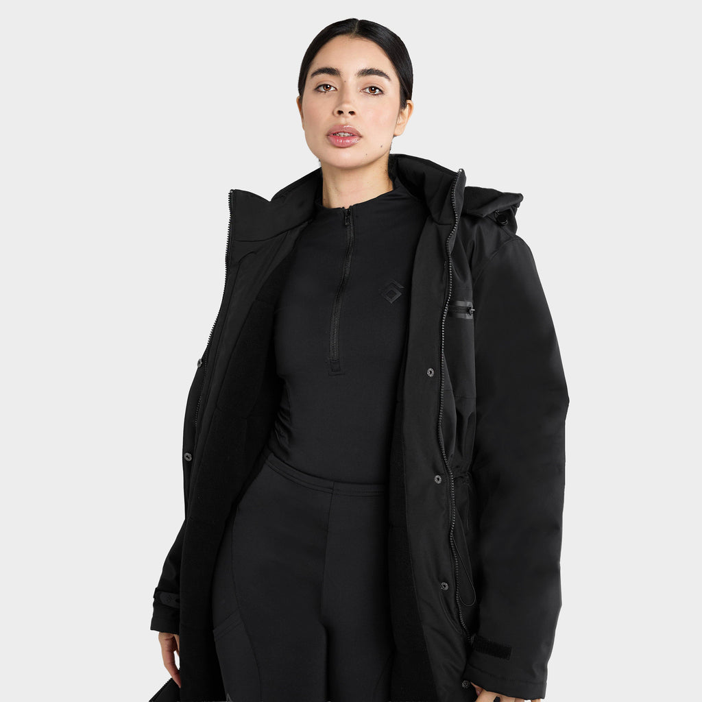 Women's Fleece Lined Waterproof Rain Jacket