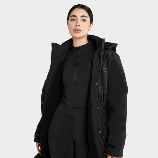 Women's Fleece Lined Waterproof Rain Jacket