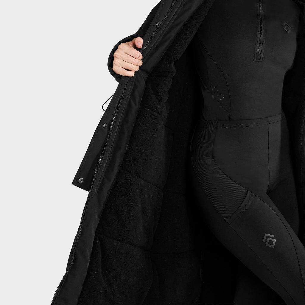 Women's Fleece Lined Waterproof Rain Jacket