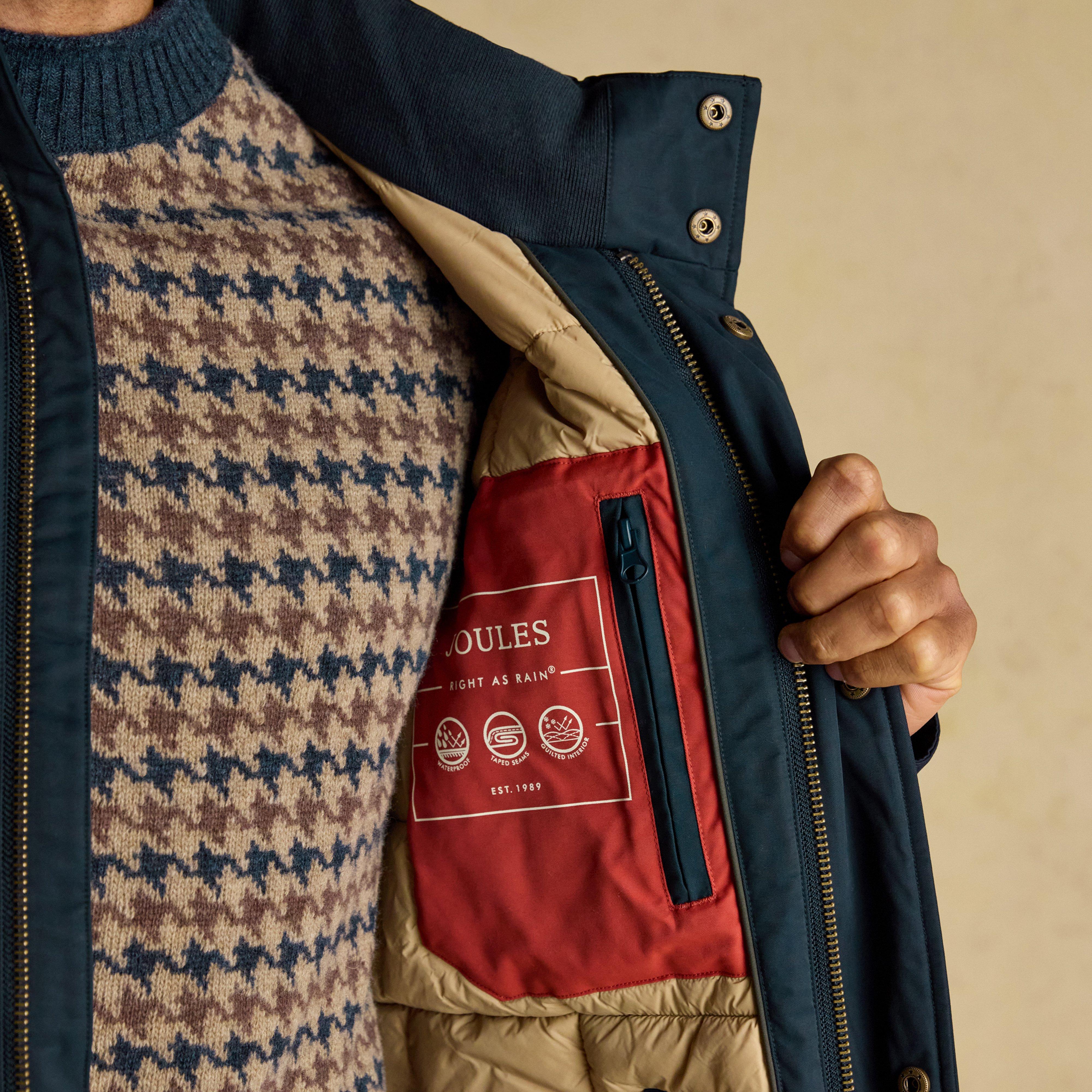 Joules Men's The Beckett Field Coat Navy – Naylors