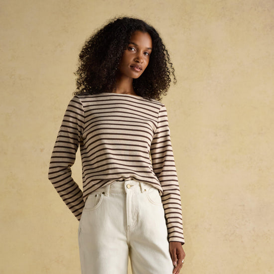 Women's Harbour Boat Neck Breton Top