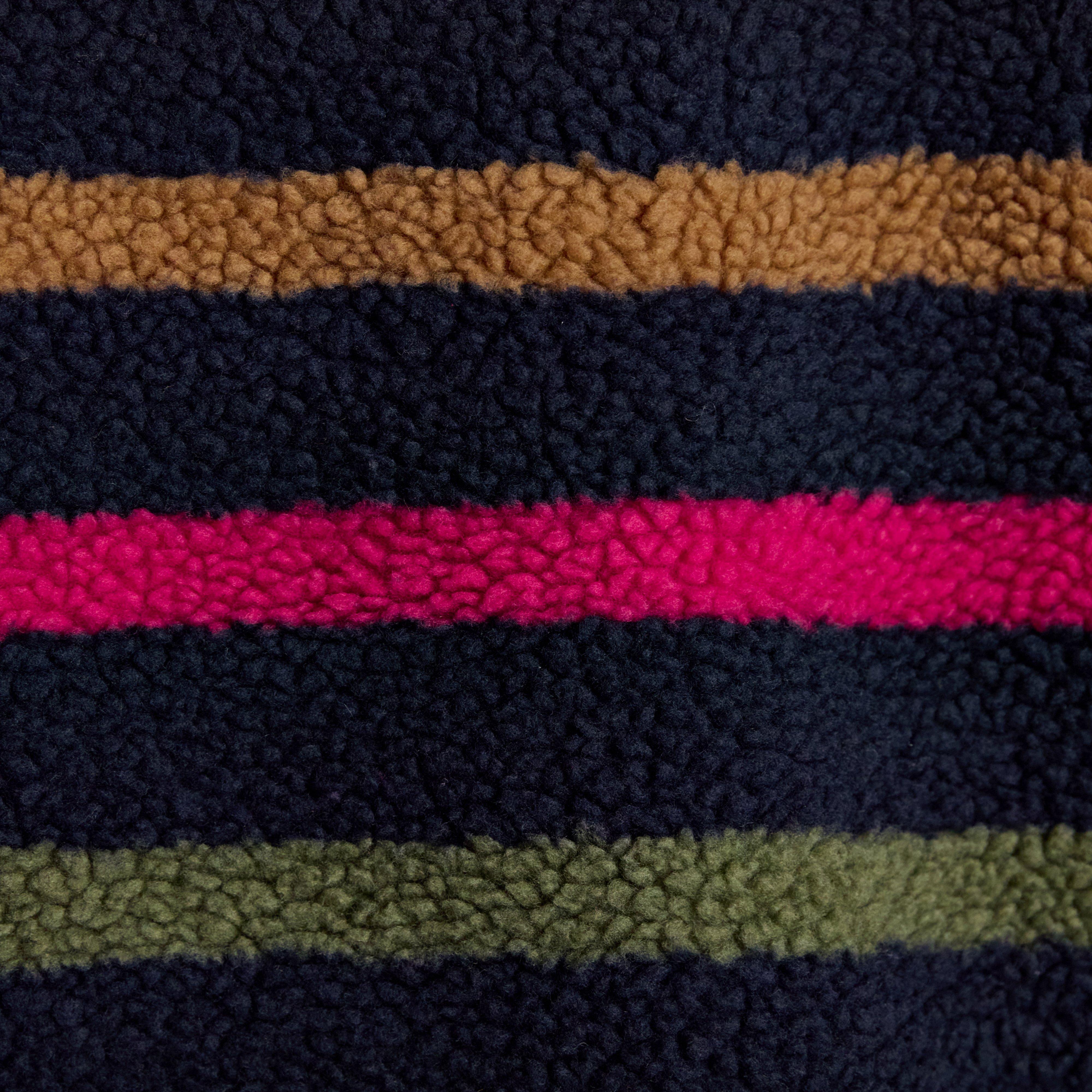Women's Lottie Multi Stripe Borg Fleece