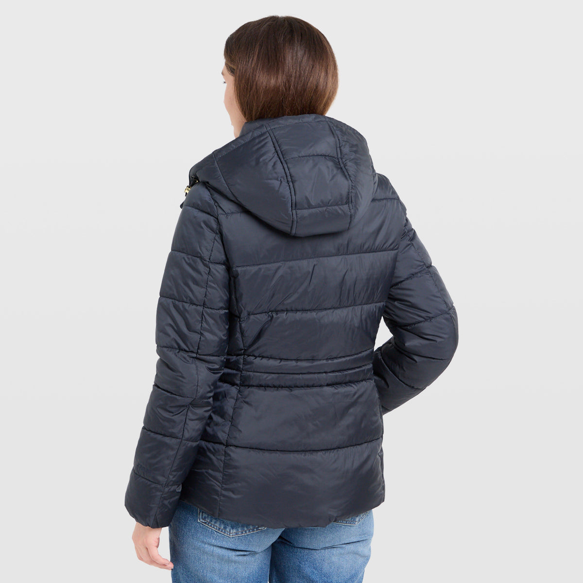 Womens Hadlow Showerproof Padded Jacket Navy