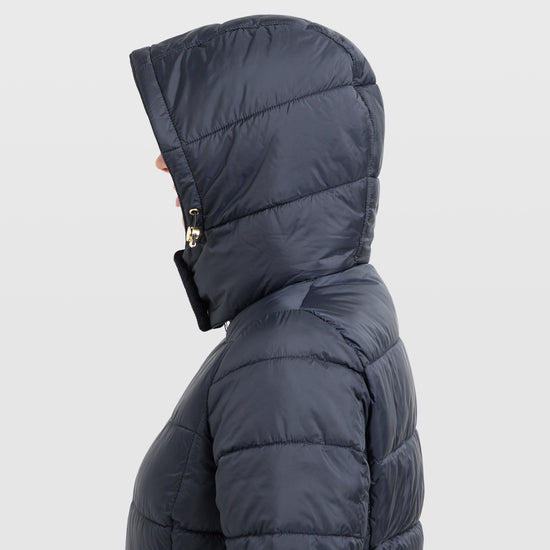 Womens Hadlow Showerproof Padded Jacket Navy