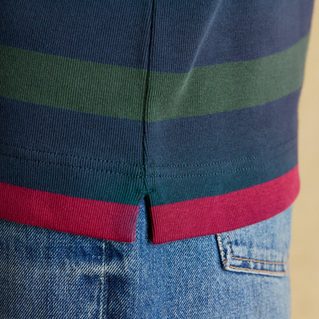 Women's Harbour Boat Neck Breton Top Navy