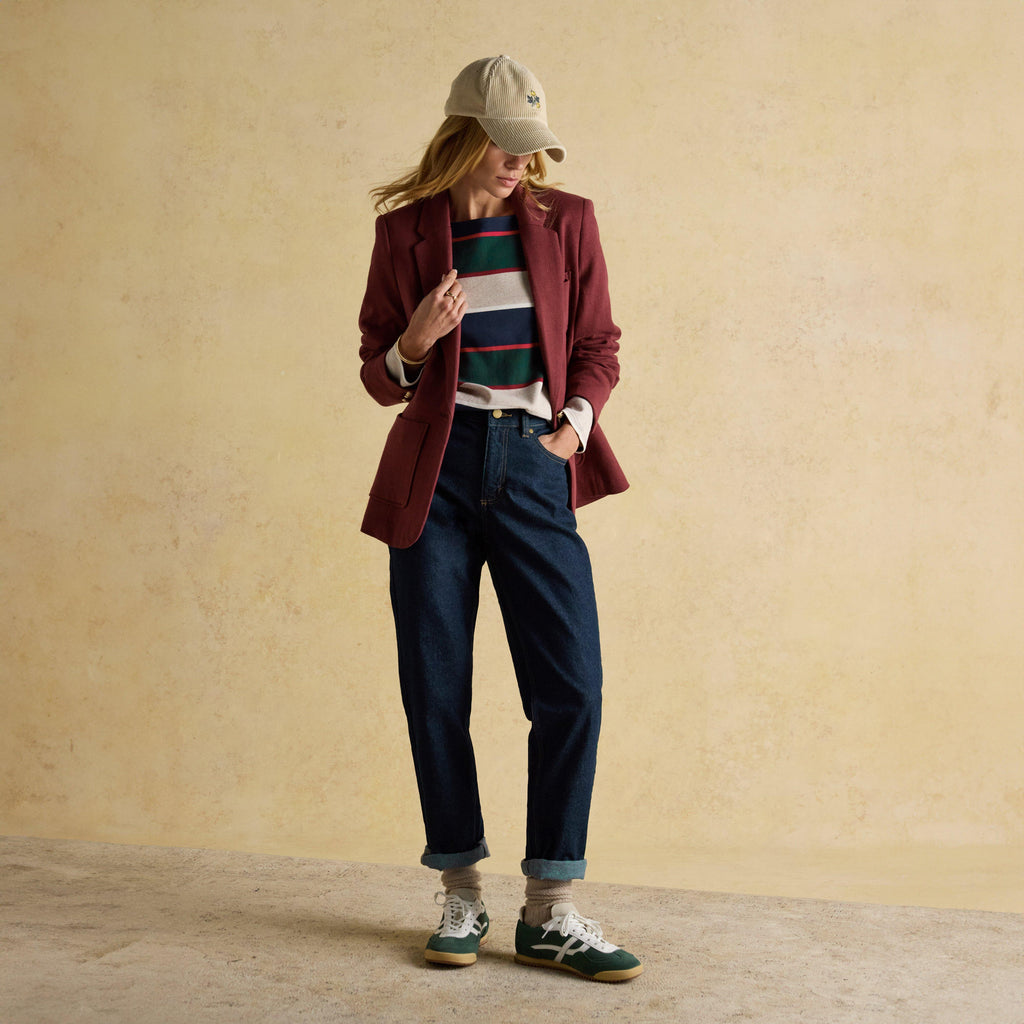 Women's Harbour Boat Neck Breton Top Multi Stripe