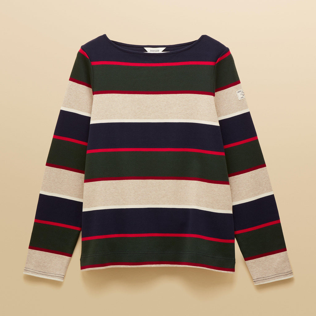 Women's Harbour Boat Neck Breton Top Multi Stripe