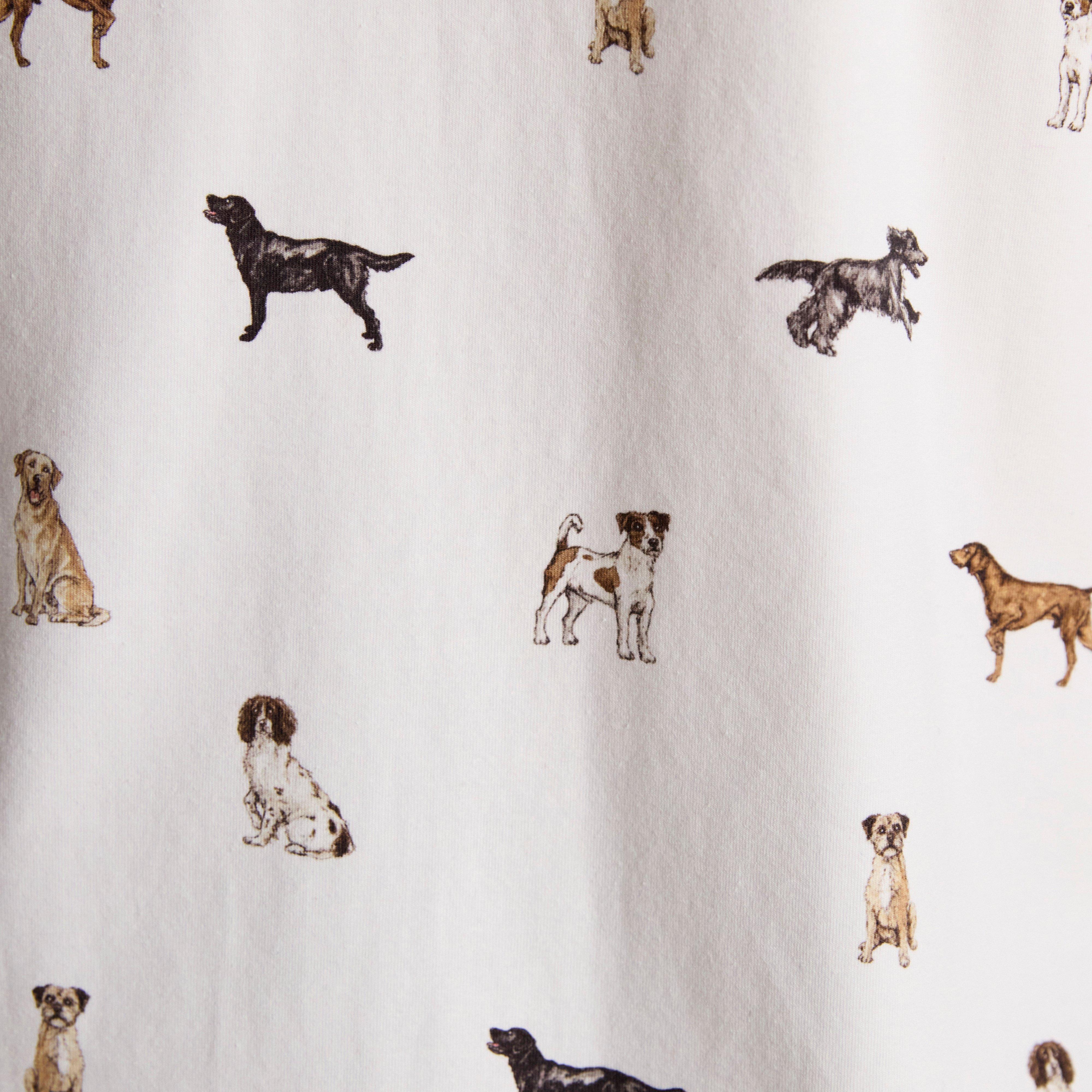 Womens Eleanor Tomlinson Dogs Jersey Shirt White